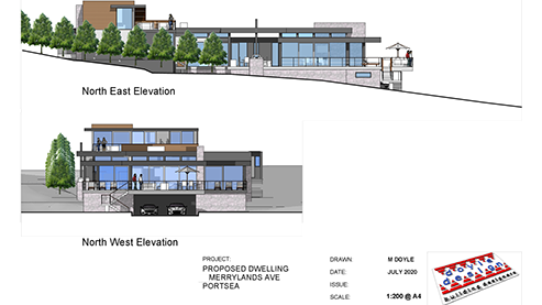 Clifftop house in Sorrento