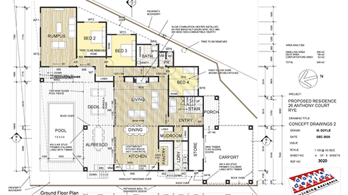 Clifftop house in Sorrento